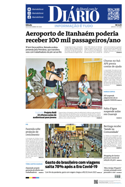 Diário do Litoral - Edição de 14 de Setembro de 2024