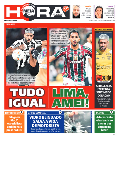 MEIA HORA - Edição de 19 de Setembro de 2024