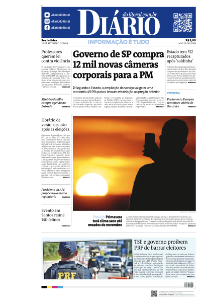 Diário do Litoral - Edição de 20 de Setembro de 2024