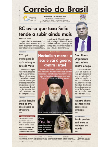 Correio do Brasil - Edição de 20 de Setembro de 2024