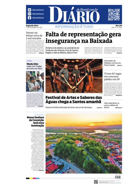 Diário do Litoral - Edição de 23 de Setembro de 2024