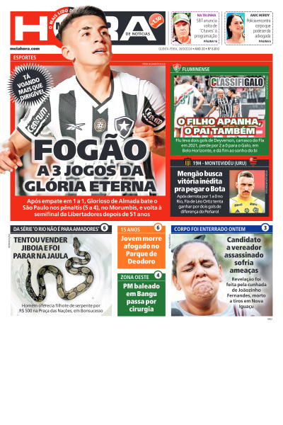 MEIA HORA - Edição de 26 de Setembro de 2024