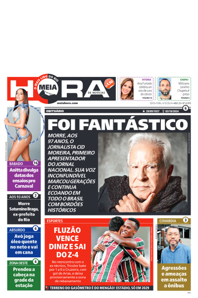 MEIA HORA - Edição de 04 de Outubro de 2024