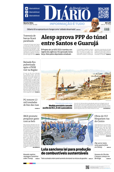 Diário do Litoral - Edição de 09 de Outubro de 2024