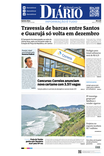 Diário do Litoral - Edição de 10 de Outubro de 2024