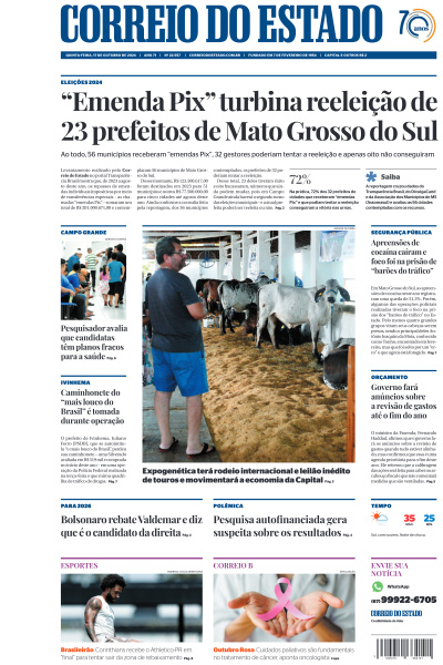 Correio do Estado - Edição de 17 de Outubro de 2024
