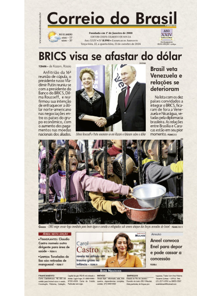 Correio do Brasil - Edição de 23 de Outubro de 2024