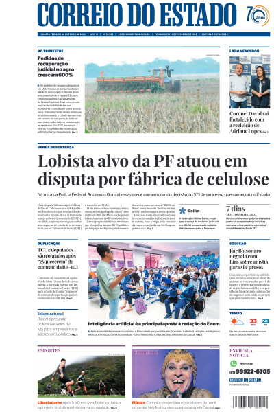 Correio do Estado - Edição de 30 de Outubro de 2024