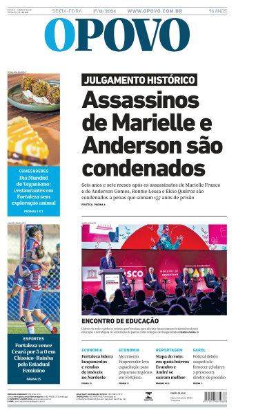 O POVO - Edição de 01 de Novembro de 2024