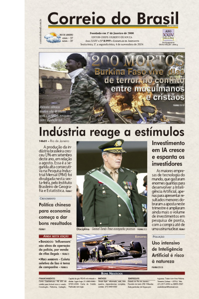Correio do Brasil - Edição de 03 de Novembro de 2024