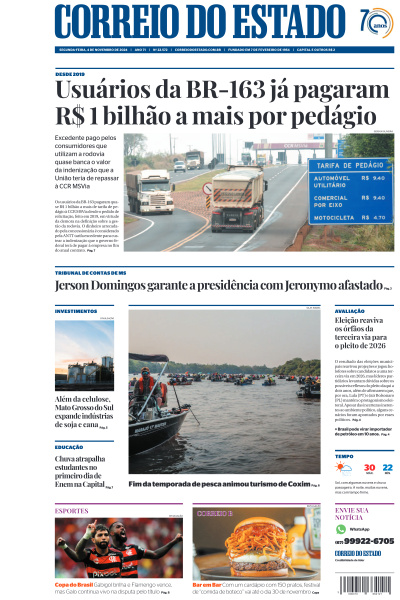Correio do Estado - Edição de 04 de Novembro de 2024