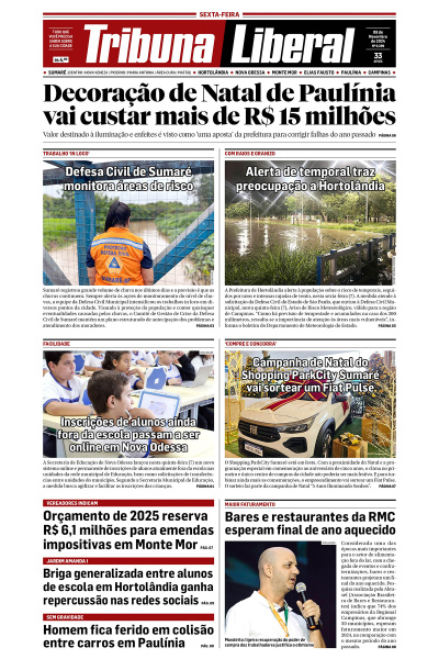 Tribuna Liberal - Edição de 08 de Novembro de 2024