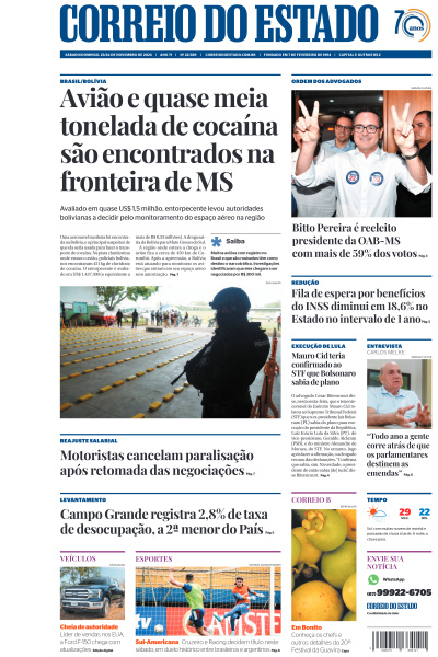 Correio do Estado - Edição de 23 de Novembro de 2024