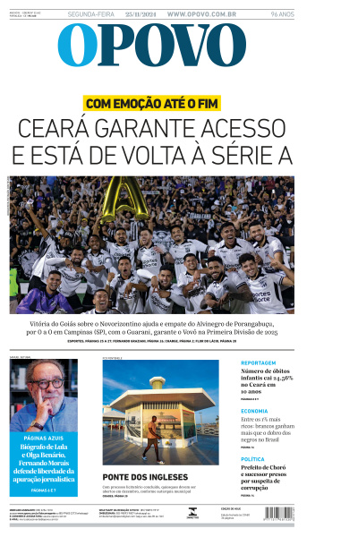 O POVO - Edição de 25 de Novembro de 2024