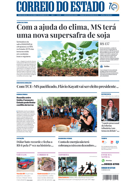 Correio do Estado - Edição de 01 de Dezembro de 2024