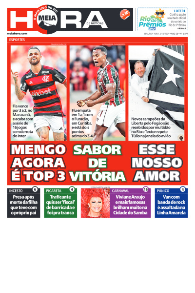 MEIA HORA - Edição de 02 de Dezembro de 2024