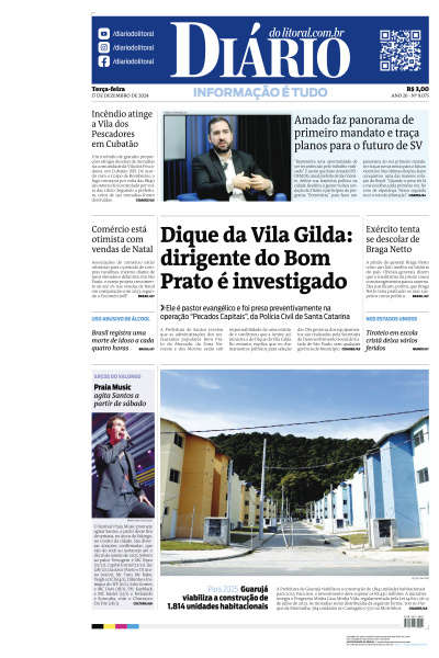 Diário do Litoral - Edição de 17 de Dezembro de 2024