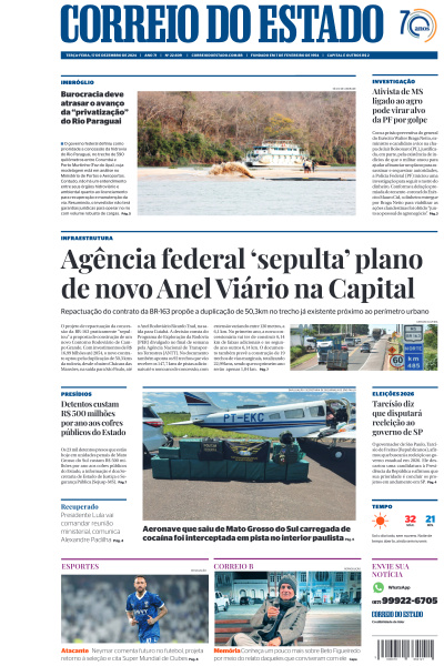 Correio do Estado - Edição de 17 de Dezembro de 2024