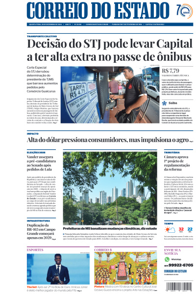 Correio do Estado - Edição de 18 de Dezembro de 2024