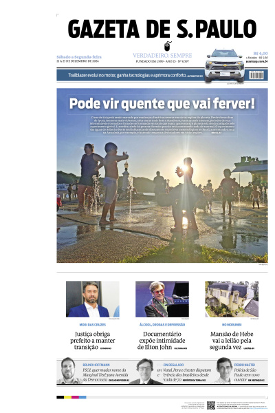 Gazeta de S. Paulo - Edição de 22 de Dezembro de 2024