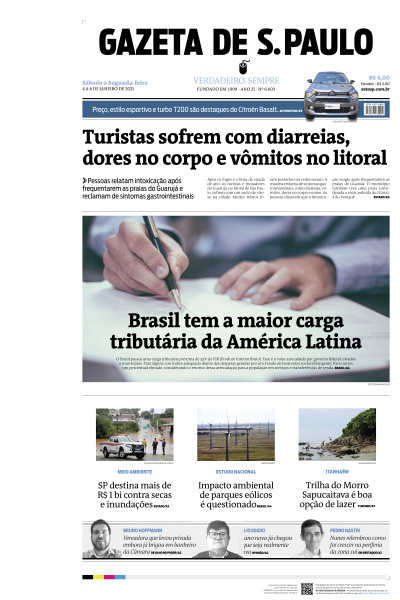 Gazeta de S. Paulo - Edição de 04 de Janeiro de 2025