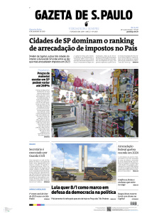 Gazeta de S. Paulo - Edição de 08 de Janeiro de 2025
