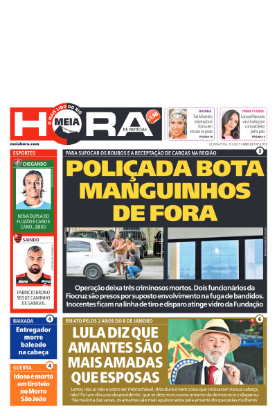 MEIA HORA - Edição de 09 de Janeiro de 2025