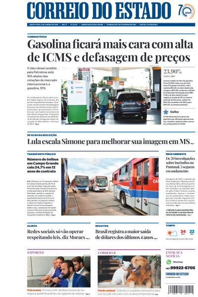 Correio do Estado - Edição de 09 de Janeiro de 2025
