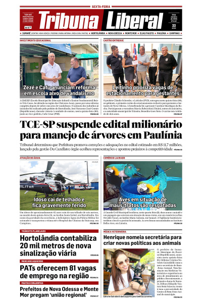 Tribuna Liberal - Edição de 10 de Janeiro de 2025
