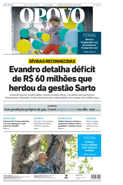 O POVO - Edição de 13 de Janeiro de 2025