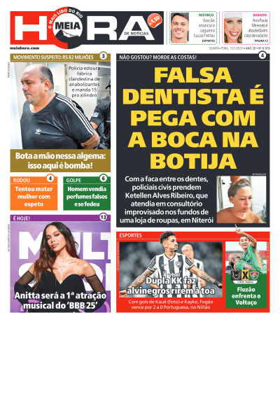 MEIA HORA - Edição de 15 de Janeiro de 2025
