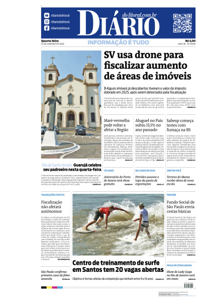 Diário do Litoral - Edição de 15 de Janeiro de 2025