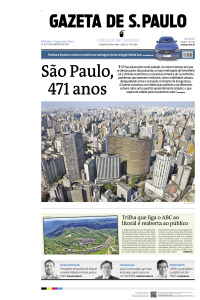Gazeta de S. Paulo - Edição de 25 de Janeiro de 2025