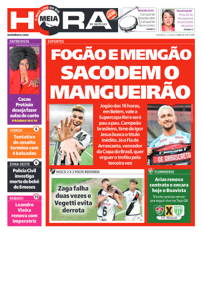 MEIA HORA - Edição de 02 de Fevereiro de 2025