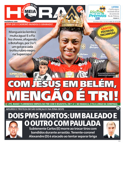 MEIA HORA - Edição de 03 de Fevereiro de 2025