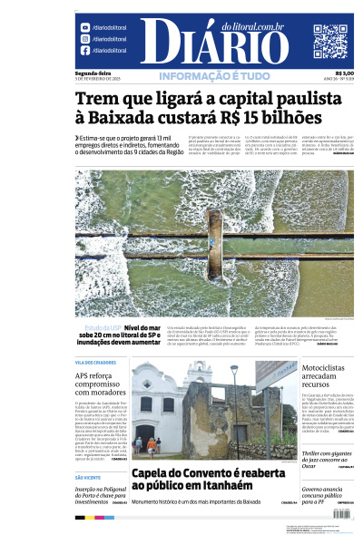 Diário do Litoral - Edição de 03 de Fevereiro de 2025