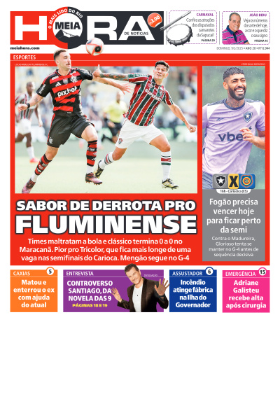 MEIA HORA - Edição de 09 de Fevereiro de 2025