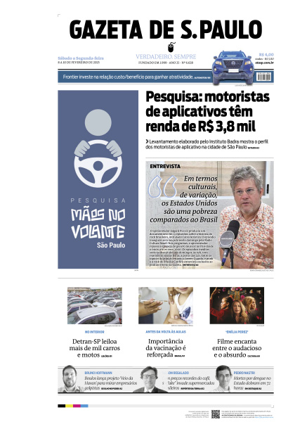 Gazeta de S. Paulo - Edição de 10 de Fevereiro de 2025