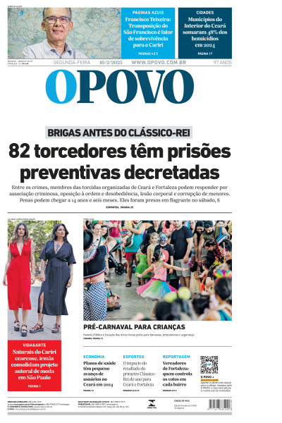 O POVO - Edição de 10 de Fevereiro de 2025