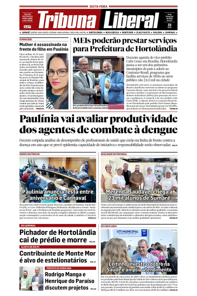 Tribuna Liberal - Edição de 14 de Fevereiro de 2025