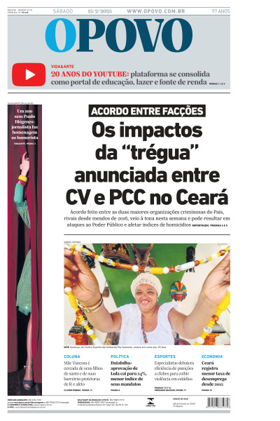 O POVO - Edição de 15 de Fevereiro de 2025