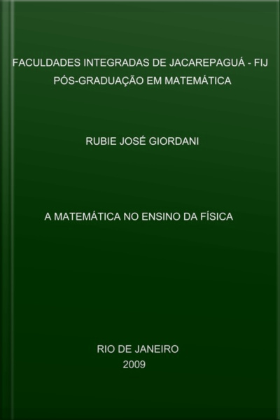 A Matemática No Ensino Da Física