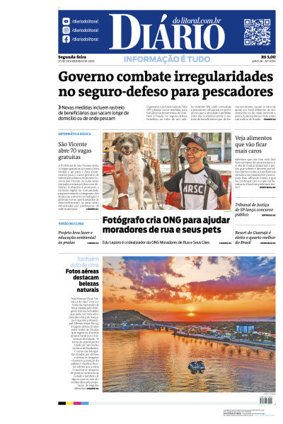 Diário do Litoral - Edição de 17 de Fevereiro de 2025