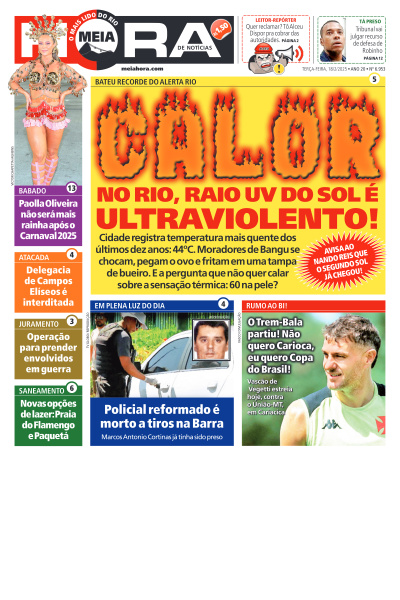 MEIA HORA - Edição de 18 de Fevereiro de 2025