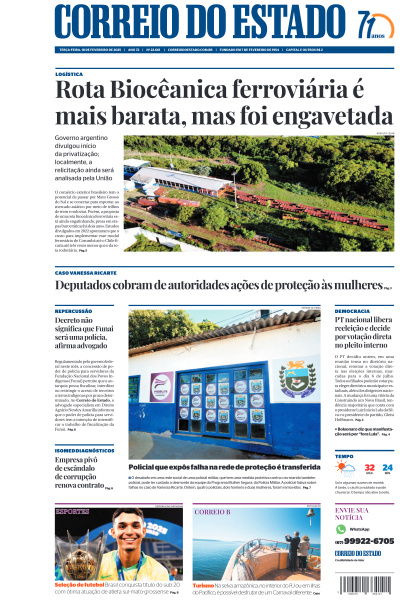 Correio do Estado - Edição de 18 de Fevereiro de 2025