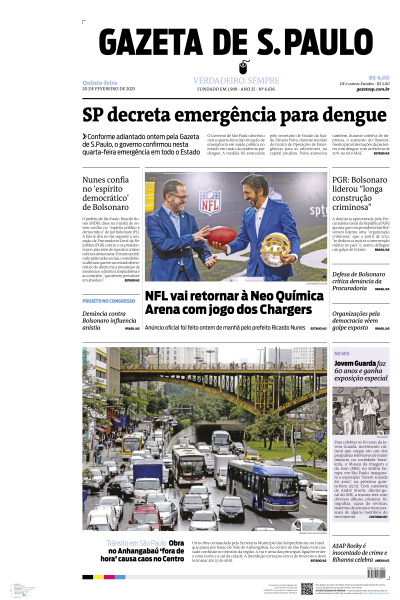 Gazeta de S. Paulo - Edição de 20 de Fevereiro de 2025