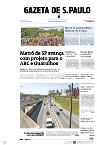 Gazeta de S. Paulo - Edição de 21 de Fevereiro de 2025