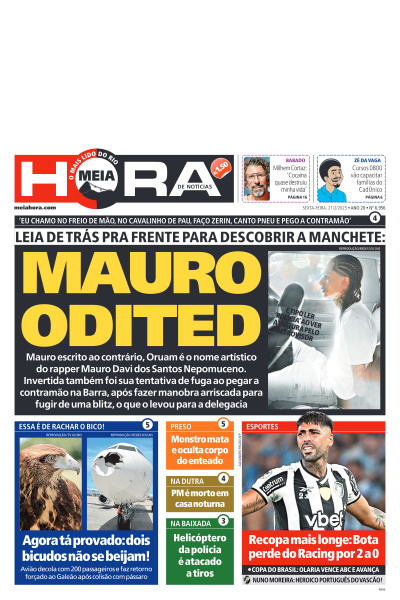 MEIA HORA - Edição de 21 de Fevereiro de 2025