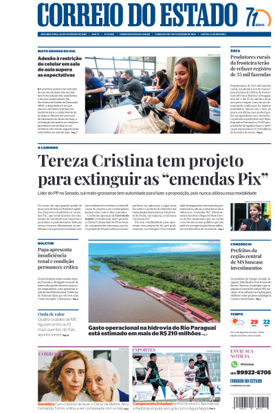 Correio do Estado - Edição de 24 de Fevereiro de 2025
