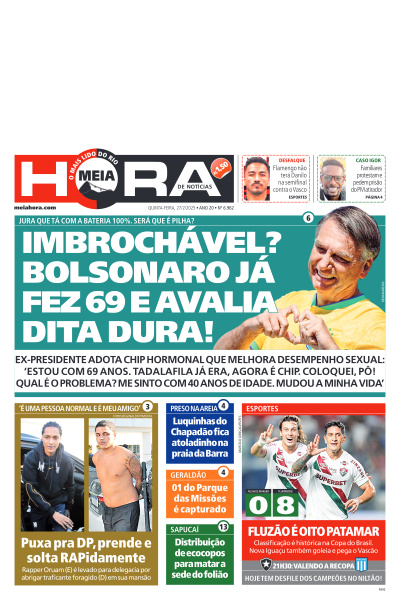 MEIA HORA - Edição de 27 de Fevereiro de 2025